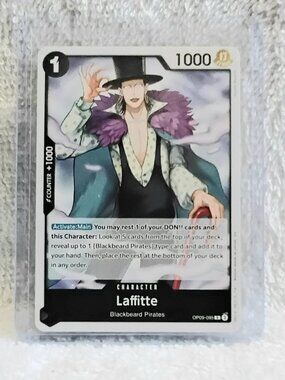5/$20 Mint Rare One Piece Laffitte Character Card OP09-095 by Bandai!!